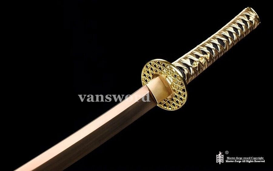 Single Edge Katana Japanese Sword High Quality Samurai 1095 Carbon Steel.