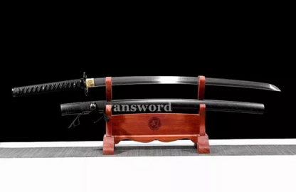 40" T10 Steel Clay Tempered Japanese Katana Battle Ready Samurai Sword Full Tang