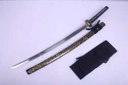 Folded Steel Full Tang Katana Japanese Samurai Original Real Sword Sharp Blade