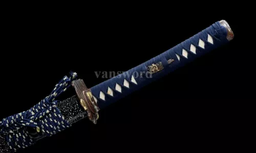 T10 Steel Clay Tempered Real Choji Hamon Japanese Katana Samurai Battle Sword