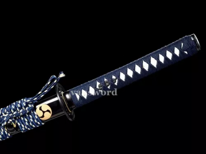 Hand Forge Black 9260 Spring Steel Katana Samurai Japanese Sword Sharp