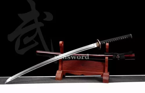 T10 Steel Clay Tempered Real Katana Japanese Samurai Battle Ready Sword Sharp