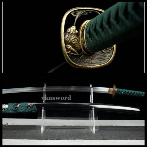 T10 Steel ClayTempered Japanese Katana Samurai Sword Full Tang Real Weapon Sharp