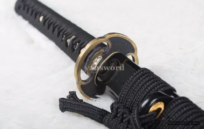 Hand Forged Japanese Samurai Katana Real Folded Steel Sword Battle Ready