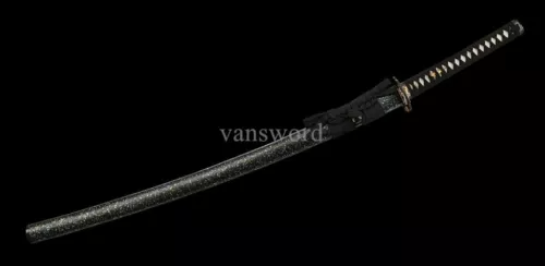 T10 Steel Clay Tempered Real Japanese Katana Samurai Battle Real Hamon Full Tang