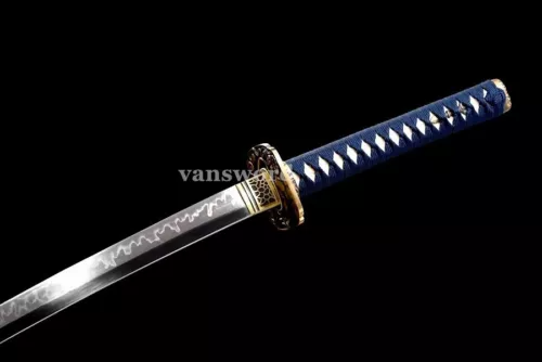 T10 Steel Clay Tempered Battle Ready Japanese Samurai Katana Sword Handmade