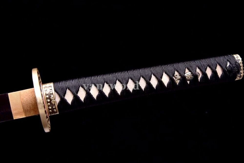 Hand Forged Folded Steel Japanese Katana Samurai Real Sword Battle Ready Sharp.