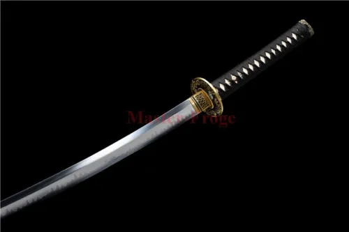 T10 Steel Clay Tempered Samurai Katana Hand-polishing Japanese Sword Real Sharp