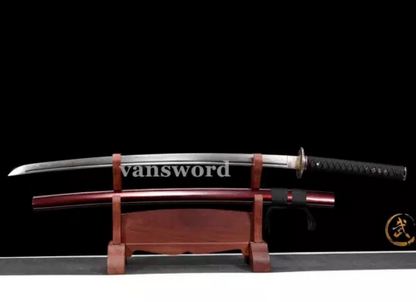 High Clay Tempered T10 Steel Japanese Samurai Katana Sword Real Weapons Sharp