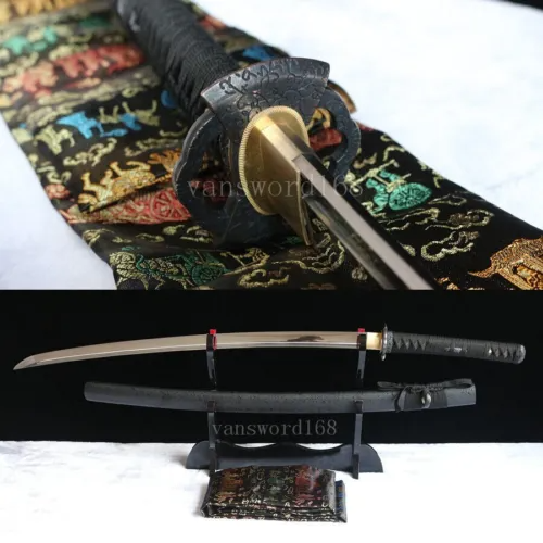 9260 Spring Steel Japanese Samurai Battle Ready Sword Katana Heavy Cutting