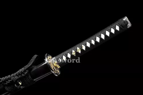 T10 Steel Japanese Katana Sword Clay Tempered Battle Ready Functional Sharp