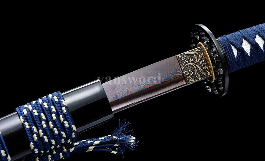 Japanese Katana High Quality Folded Steel Samurai Sword Full Tang Sharp Blade.