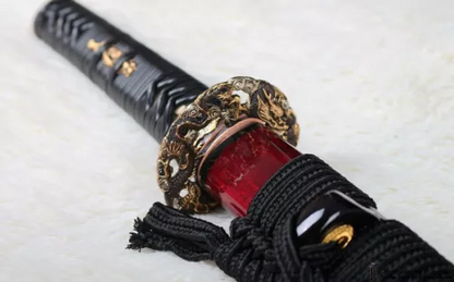 Japanese Shihozume Clay Tempered Katana Samurai Sword Full Tang Real Sharp.