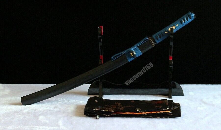 Handmade 1095 High Carbon Steel Japanese Samurai Real Sword Wakizashi Full Tang