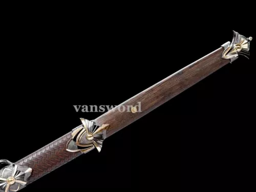 High 1095 Carbon Steel Chinese Tang dynasty dao Sword Rosewood Handle Sharp