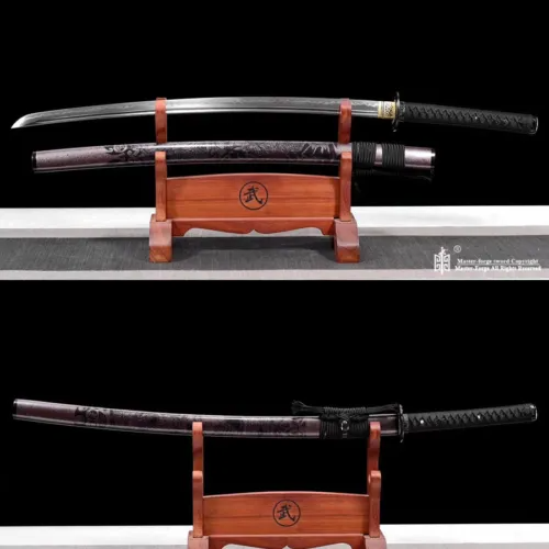 Japanese Sword Clay tempered T10 steel katana full tang battle ready Blade sharp