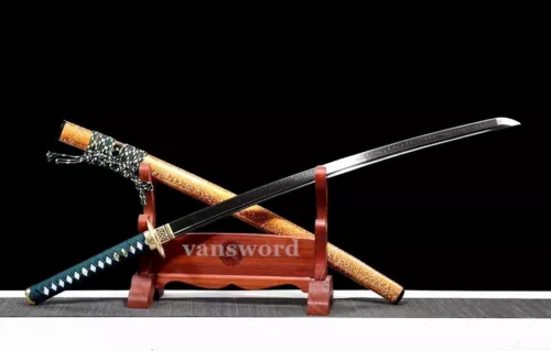 T10 Clay Tempered Steel Real Katana Japanese Functional Samurai Sword Sharp