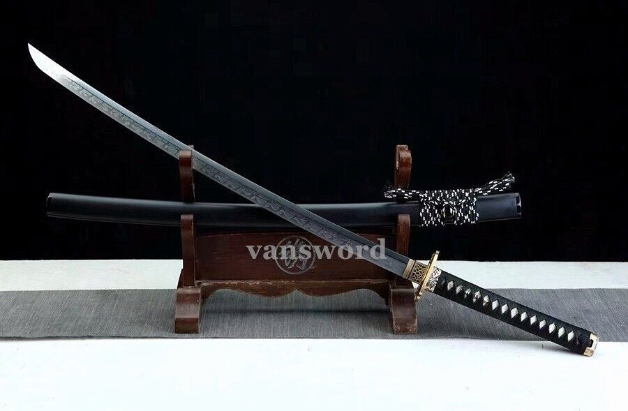 1095 Carbon Steel Hand Forged Japanese Samurai Sword Katana Full Tang Sharp.