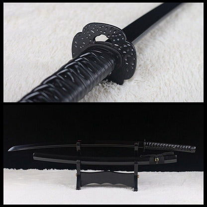 Handmade High Carbon Steel Japanese Samurai Sword Katana Full Tang Sharp Black