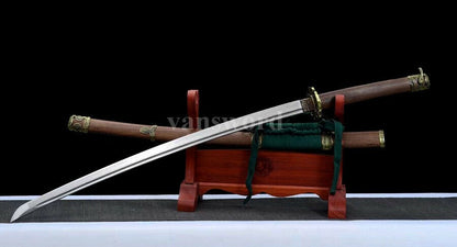 Japanese Tachi Katana Handmade Folded Steel Samurai Sword Full Tang Sharp Blade