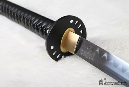 Battle sharp Kill bill Clay tempered T10 steel Katana japanese sword full tang