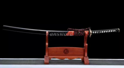 Japanese Katana T10 Steel Clay Tempered Real Hamon Samurai Sword Full Tang Sharp