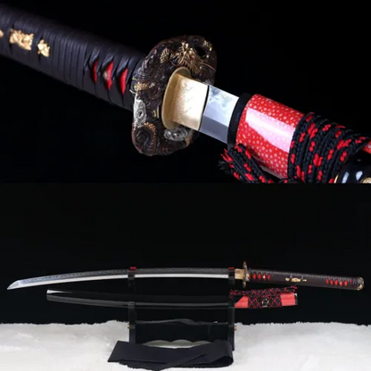 hand forge Laminated Shihozume clay tempered Japanese samurai O-katana sword