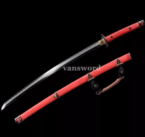 Handmade Tachi Shihozume Steel Japanese Samurai Functional Sword Sharp