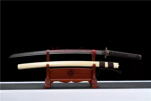 Japanese Samurai Sword Clay Tempered Differential harden T10 steel Katana Sharp