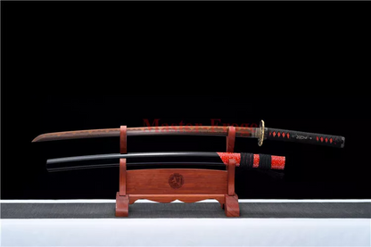 Japanese Samurai Katana Sword Hand Forged Folded Steel Full Tang Sharp