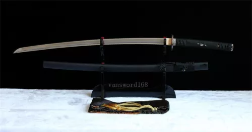 Hand Forge Damascus Folded Steel Japanese Samurai Real Sword Katana Sharp Blade