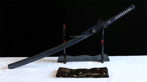 Katana Japanese Samurai Sword Kogarasu-Maru Style 1095 High Carbon Full Tang