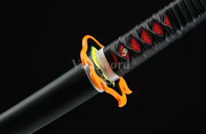 Japanese Anime Sharp Sword Handmade 1095 Carbon Steel Full Tang Battle Ready