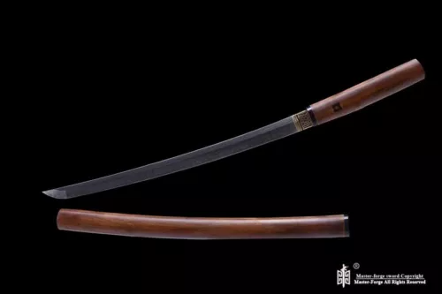 Japanese Wakizashi Sword Clay Tempered T10 Steel Shirasaya Top Choji sharp