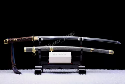 Japanese Officer's Katana (Type 97) Shin Gunto Clay Tempered Hamon Samurai Sword