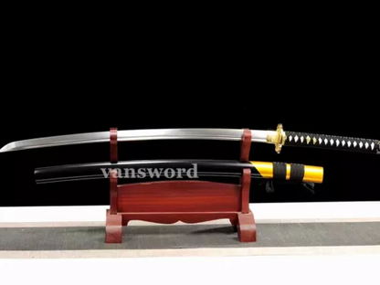 Handmade 9260 Carbon Steel Katana Japanese Samurai Sword Full Tang Sharp