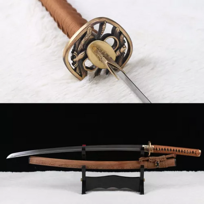 Hand forged folded steel Japanese Samurai katana Sword sharp high quality.