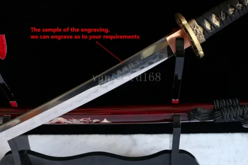 Top quality real Shihozume structure Japanese samurai katana battle ready sword.