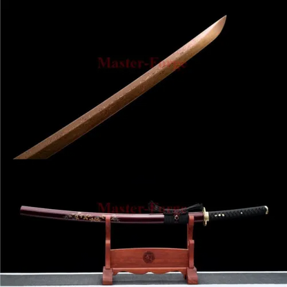 Japanese Katana Samurai Sword Hand forged Folded Steel Full Tang Sharp