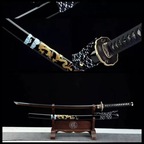 1095 Carbon Steel Hand Forged Japanese Samurai Sword Katana Real Sharp Full Tang