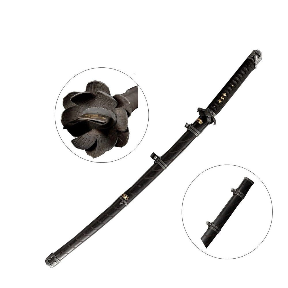 40.5"High Carbon Steel Shadows Die Twice Anime Sword Samurai Katana Best Gift .