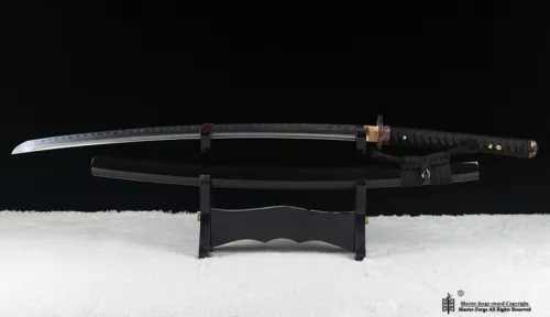 Hand forged Folded Steel Clay tempered Japanese Real Katana Samurai Sword sharp.