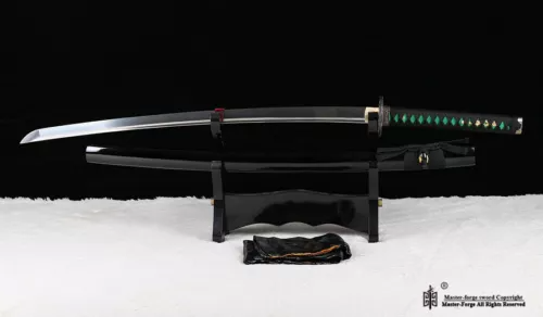 High Quality Damascus Folded Steel Japanese Katana Samurai Sword Full Tang Sharp