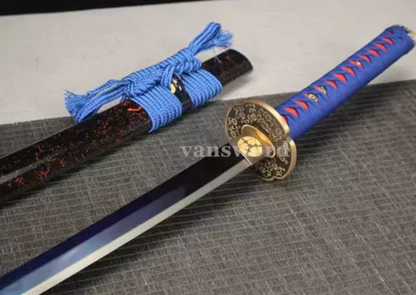 Handmade Katana High Carbon Steel Japanese Samurai Functional Sword Sharp