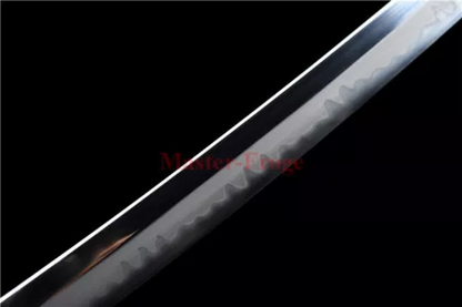 Clay tempered real choji hamon T10 steel japanese Abrasive Katana sword sharp.