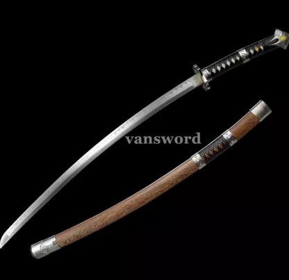 High Quality Handmade Folded Steel Japanese Original Katana Samurai Sword Sharp