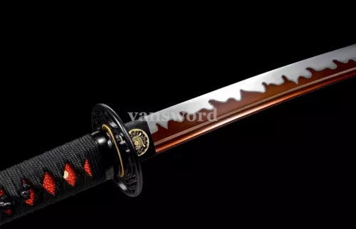 Handforge 1095 High Carbon Steel Japanese Katana Sword Sharp Samurai Full Tang