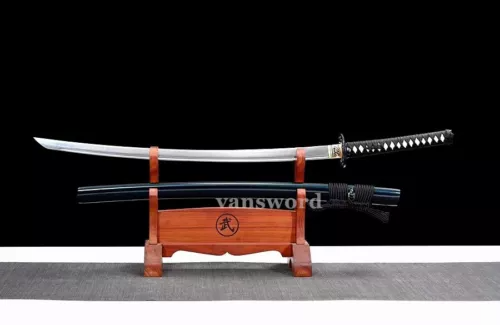 High Quality Folded Steel Japanese Samurai Full Tang Sword Katana Real Sharp.