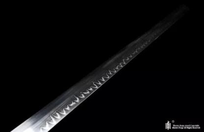 T10 Steel Clay tempered Japanese Chokuto Samurai Straight Shirasaya Sword Sharp