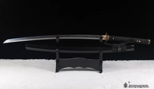 Hand Forged Clay Tempered Folded Steel Japanese Samurai Katana Sword sharp